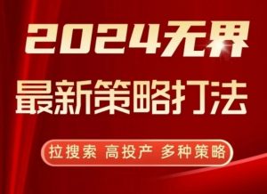 2024无界最新策略打法，拉搜索，高投产，多种策略-一米创业记