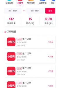 黑科技玩法之：小红书拉新，小白也能日入300元【操作视频教程+黑科技工具】【揭秘】-一米创业记