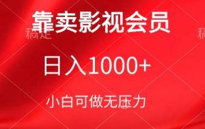 靠卖影视会员，日入1000+，落地保姆级教程，新手可学【揭秘】-一米创业记