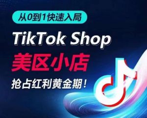 从0到1快速入局TikTok美区小店，快速抢占流量黄金期，开启日出千单之旅-一米创业记