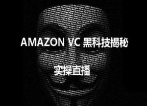 实操：AMAZON VC害人黑科技揭秘，跨境亚马逊教程-一米创业记