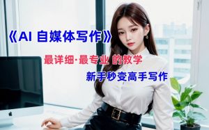 AI自媒体文章创作全网最详细教程，新手秒变写作高手，多方位发展-一米创业记