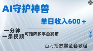 制作各省守护神，100多W播放量的视频只需要1分钟就能完成【揭秘】-一米创业记