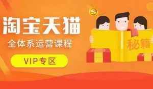 淘宝天猫全体系运营课程【9月24更新】，店铺全系运营、动销玩法、擦边球玩法等等-一米创业记