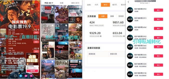 电影票小程序挂载_蹭新电影热度+后续流量延伸【揭秘】-一米创业记