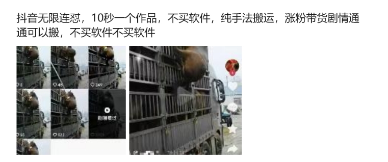 抖音无限连怼，10秒一个作品不买软件，纯手法搬运，涨粉带货剧情通通可以搬-一米创业记