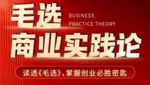 毛选商业实践论，读透《毛选》掌握创业必胜密匙-一米创业记
