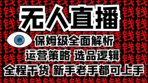 2025无人直播这么做就对了，保姆级全面解析，全程干货，新手老手都可上手-一米创业记