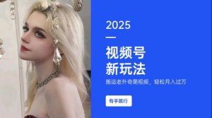 搬运老外奇葩视频，撸视频号分成计划收益，每天只需一小时，新手小白轻松月入过W-一米创业记