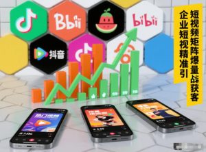 企业短视频精准引流矩阵获客，短视频矩阵爆量战法-一米创业记