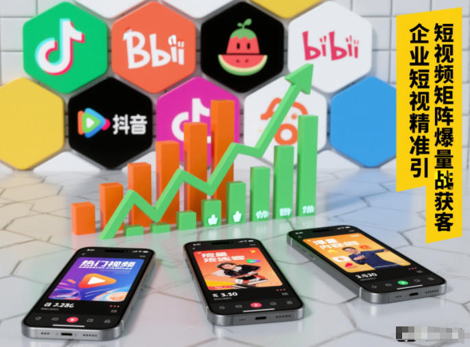 企业短视频精准引流矩阵获客，短视频矩阵爆量战法-一米创业记