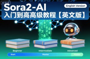 Sora2-AI入门到高级教程【英文版】-一米创业记