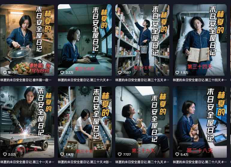 十个作品涨粉近20W！用AI制作末日安全日记连载，日入4位数，评论区爆肝求更新（附详细步骤）-一米创业记