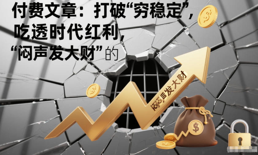 付费文章：打破“穷稳定”，吃透时代红利，“闷声发大财”的终极真谛-一米创业记