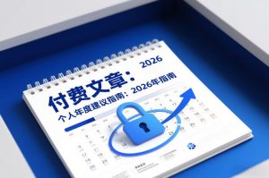 付费文章：个人年度建议指南：2026年指南-一米创业记