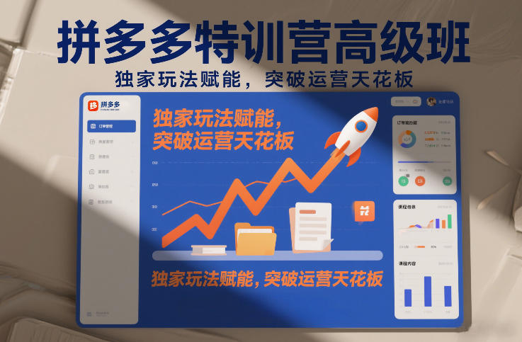 拼多多特训营高阶班，独家玩法赋能，突破运营天花板（更新26年1月）-一米创业记
