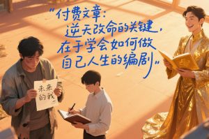 付费文章：逆天改命的关键，在于学会如何做自己人生的编剧-一米创业记