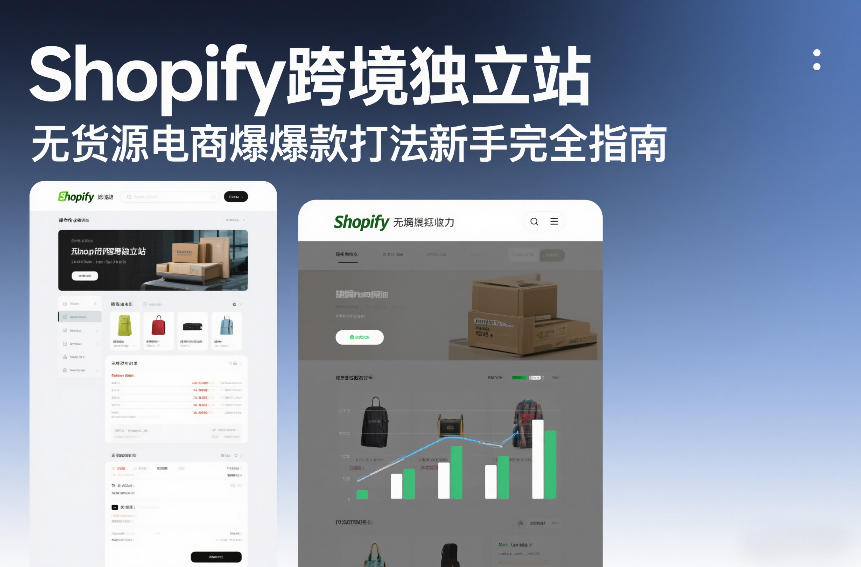 Shopify跨境独立站无货源电商爆款打法新手完全指南-一米创业记