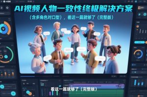 AI视频人物一致性终极解决方案（含多角色对口型），看这一篇就够了（完整版）-一米创业记