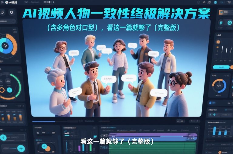 AI视频人物一致性终极解决方案（含多角色对口型），看这一篇就够了（完整版）-一米创业记