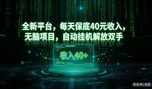 最新看广平台，每天保底30-4米，无脑项目，自动挂G解放双手【揭秘】-一米创业记