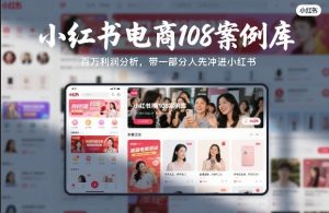 小红书电商108案例库，百W利润分析，带一部分人先冲进小红书【文档】-一米创业记
