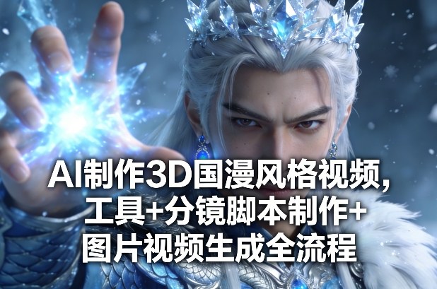 AI制作3D国漫风格视频，工具+分镜脚本制作+图片视频生成全流程-一米创业记