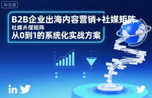 B2B企业出海内容营销+社媒矩阵，从0到1的系统化实战方案-一米创业记