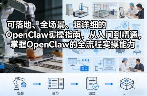 可落地、全场景、超详细的OpenClaw实操指南，从入门到精通，掌握OpenClaw的全流程实操能力-一米创业记