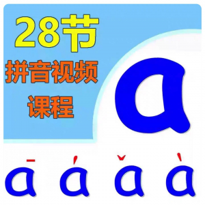 小学汉语拼音视频教学习拼读训练声母韵母教程儿童基础启蒙师资料-淘宝虚拟宝库
