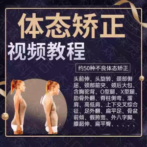 体态矫正运动评估视频教学课程健身身材管理纠正锻炼恢复教程-淘宝虚拟宝库