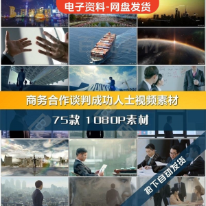 商务合作共赢洽谈企业团队公司开会成功人士签字握手宣传影片素材-淘宝虚拟宝库