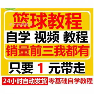 篮球视频教程大全教学训练教学课程基础打篮球技巧街球零基础入门-淘宝虚拟宝库