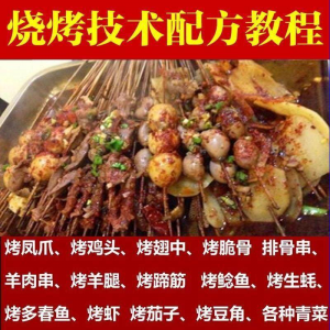 正宗全国烧烤技术配方全套视频教程配料技巧制作培训教学资料大全-淘宝虚拟宝库