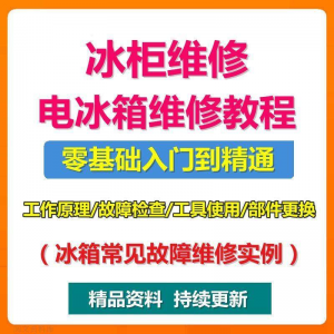 电冰柜冰箱维修教程主板修理原理检修技术教学视频维修实例资料-淘宝虚拟宝库