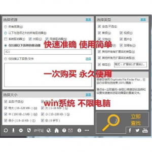 PC重复文件扫描查找 硬盘文件清理工具 重复图片视频删除电脑版-淘宝虚拟宝库