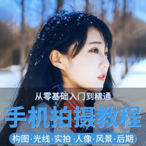 手机摄影教程snapseed人像后期修图拍摄拍照课程从入门到精通-淘宝虚拟宝库
