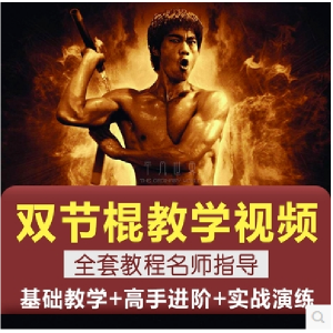 双节棍视频教程双截棍教学全套两节棍初学者入门实战训练技巧方法-淘宝虚拟宝库